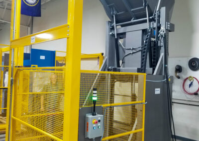 Lift & Dump for almond processing